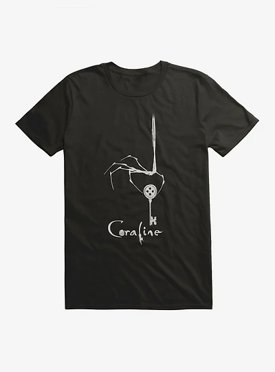 Coraline Button Skeleton Key T-Shirt