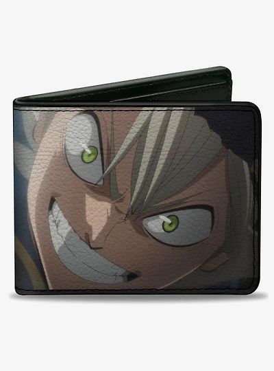 Black Clover Asta Face Close-Up Bifold Wallet