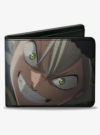 Black Clover Asta Face Close-Up Bifold Wallet