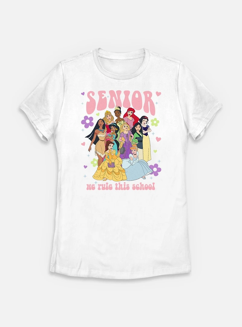 Disney Princesses Senior Squad We Rule This School Womens T-Shirt