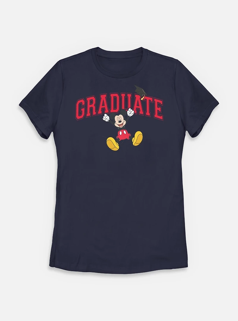 Disney Mickey Mouse Graduate Womens T-Shirt