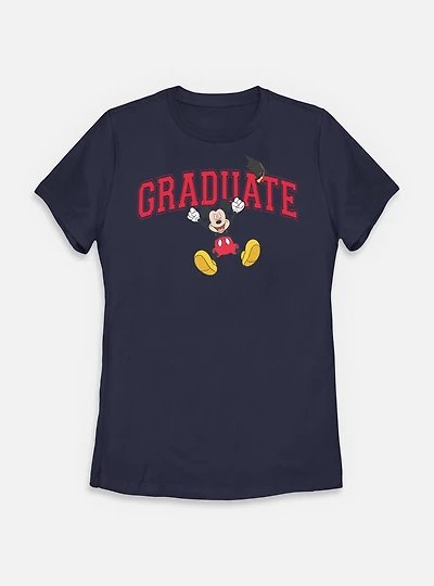 Disney Mickey Mouse Graduate Womens T-Shirt