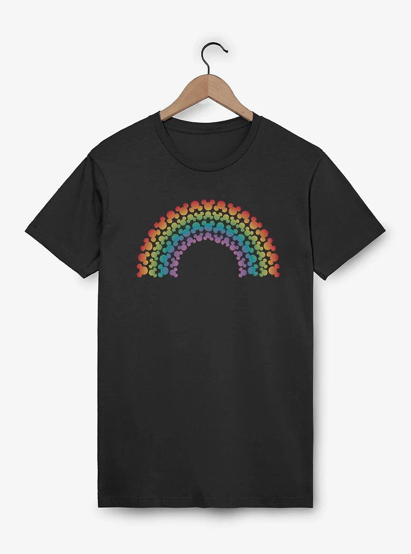 Disney Mickey Mouse Head Rainbow Pride T-Shirt
