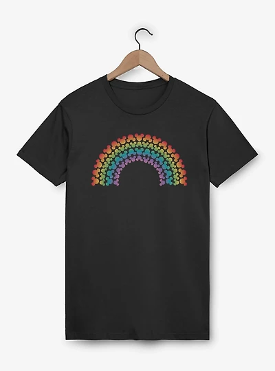 Disney Mickey Mouse Head Rainbow Pride T-Shirt