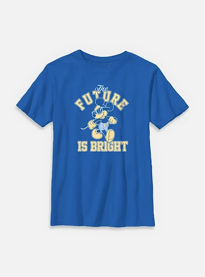 Disney Mickey Mouse The Future Is Bright Youth T-Shirt