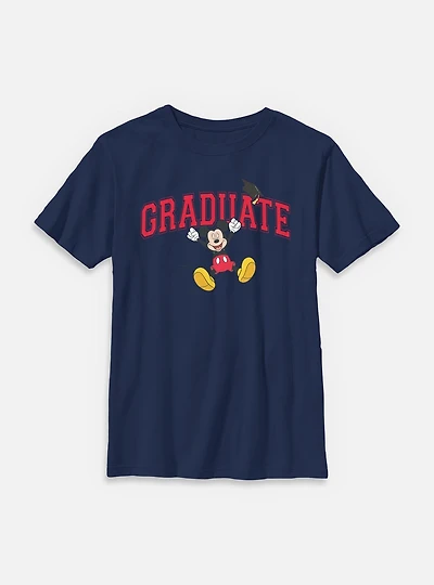 Disney Mickey Mouse Graduate Youth T-Shirt