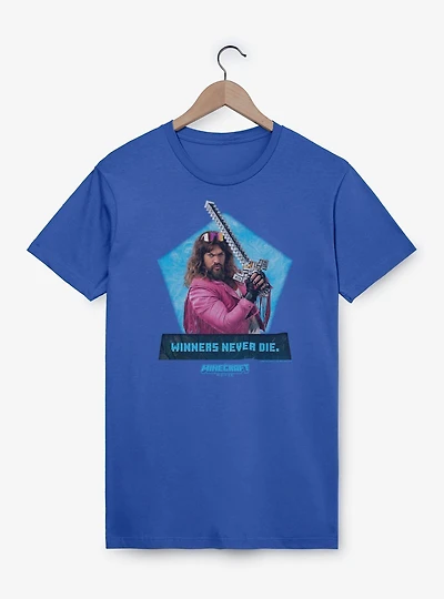 A Minecraft Movie Garrett Winners Never Die T-Shirt