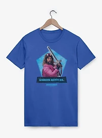 A Minecraft Movie Garrett Winners Never Die T-Shirt