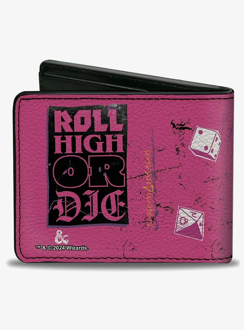 Dungeons & Dragons Roll High Or Die Bifold Wallet