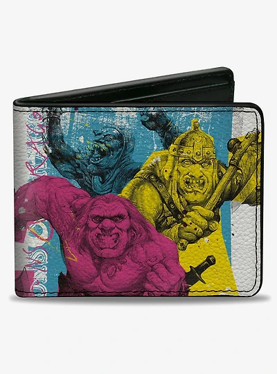 Dungeons & Dragons Ghoul Gang Group Pose Multi Bifold Wallet