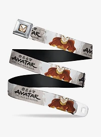 Avatar: The Last Airbender Aang Pose and Title Seatbelt Buckle Belt