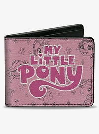 My Little Pony Title Logo With Pony and Cutie Mark Bifold Wallet