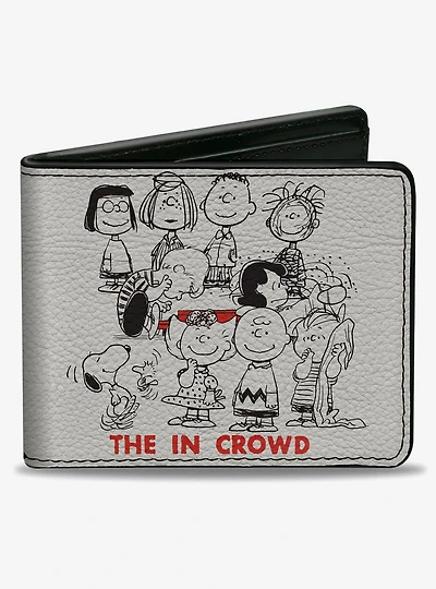 Peanuts Gang 75th The In Crowd Group Pose Bifold Wallet
