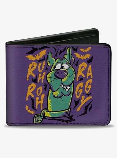 Scooby-Doo! Scared Pose Ruh Roh Raggy Bifold Wallet