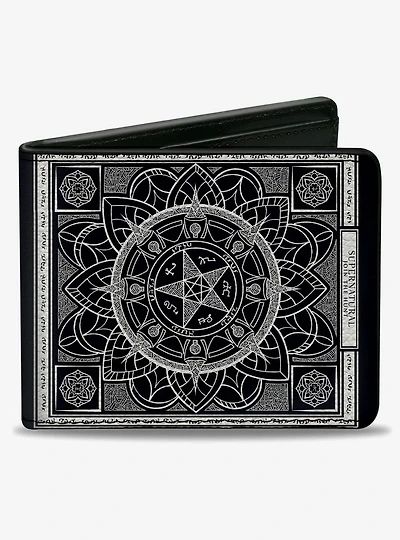 Supernatural Pentagram Mandala Bifold Wallet