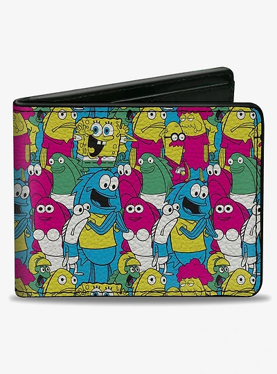 SpongeBob SquarePants and Friends Collage Bifold Wallet