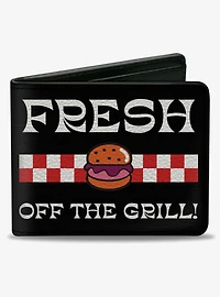SpongeBob SquarePants The Krusty Krab Fresh Off The Grill Bifold Wallet