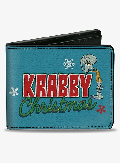 SpongeBob SquarePants Squidward Tentacles Krabby Bifold Wallet