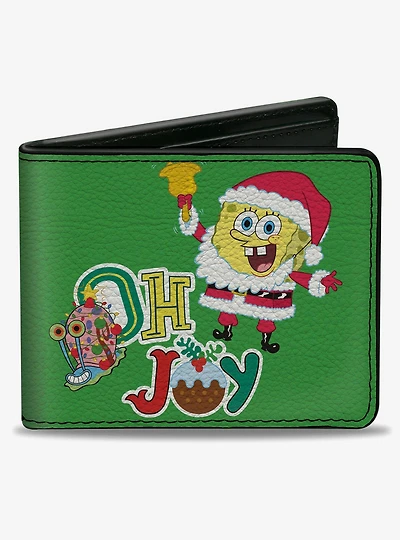 SpongeBob SquarePants and Gary Oh Joy Holiday Pose Bifold Wallet