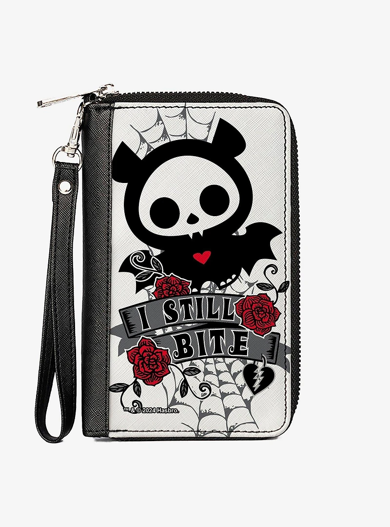Skelanimals Diego The Bat I Still Bite Pose Zip Around Wallet