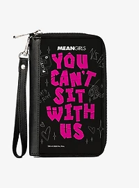 Mean Girls You Can't Sit With Us Doodles Zip Around Wallet