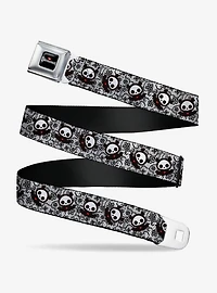 Skelanimals Diego The Bat Pose Lace Print Seatbelt Buckle Belt