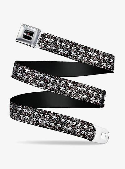 Skelanimals Animal Poses Stacked Seatbelt Buckle Belt