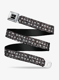 Skelanimals Animal Poses Stacked Seatbelt Buckle Belt