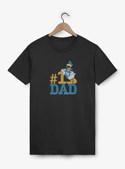 Disney Donald Duck Number 1 Dad T-Shirt