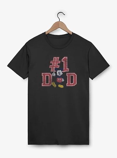 Disney Mickey Mouse Number 1 Dad T-Shirt