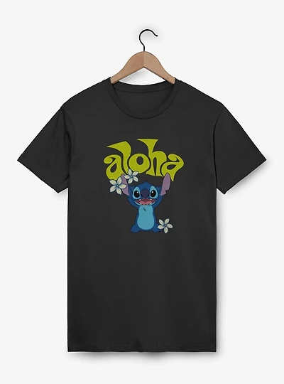 Disney Lilo & Stitch Aloha Flowers T-Shirt
