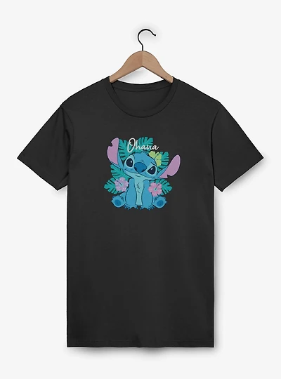 Disney Lilo & Stitch Ohana Flowers T-Shirt
