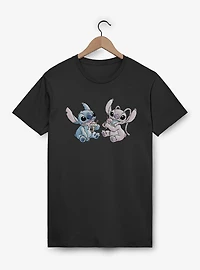 Disney Lilo & Stitch Sharing Ice Cream Angel and T-Shirt