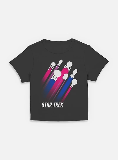 Star Trek Bisexual Pride Fleet Stripes Womens Baby T-Shirt