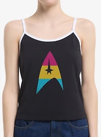 Star Trek Pan Flag Logo Womens Cami