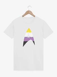 Star Trek Nonbinary Flag Logo T-Shirt