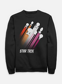 Star Trek Lesbian Pride Fleet Stripes Sweatshirt