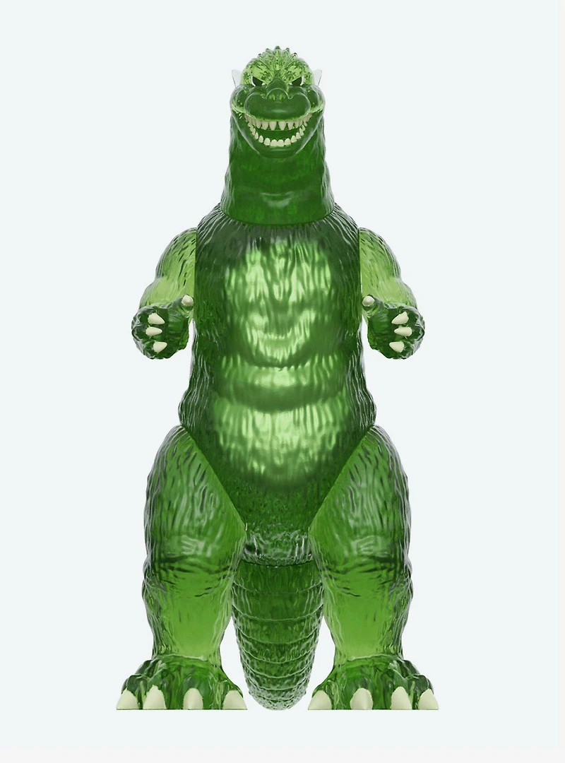 Super7 Toho Godzilla ReAction Godzilla (Semi-Clear Green) Figure