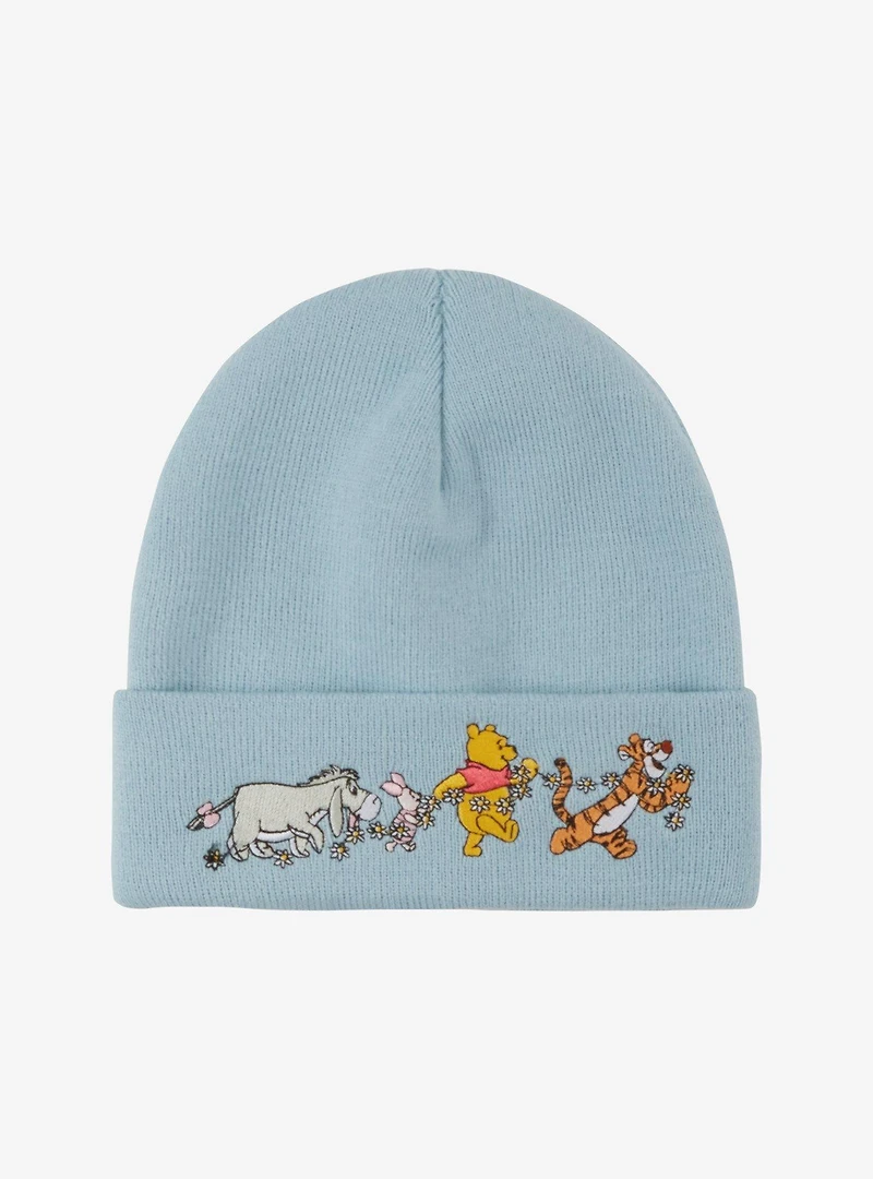 Disney Winnie The Pooh Daisy Chain Characters Embroidered Beanie - BoxLunch Exclusive