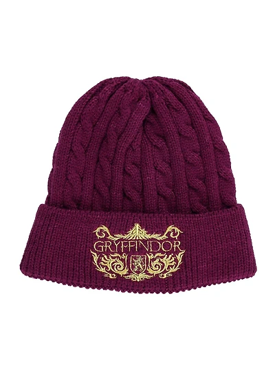 Harry Potter Gryffindor Cable Knit Beanie — BoxLunch Exclusive