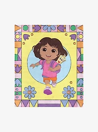 Dora The Explorer Running Dora 50x60" Silk Touch Throw Blanket