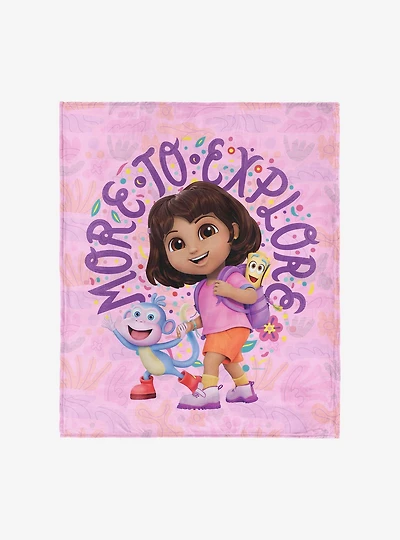 Dora The Explorer More to Explore 50x60" Silk Touch Throw Blanket