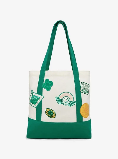 Wicked Icon Patches Canvas Tote Bag - BoxLunch Exclusive