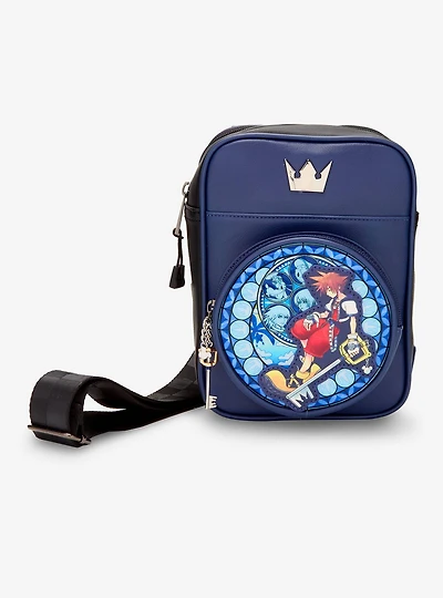 Disney Kingdom Hearts Sora Stained Glass Window Crossbody Bag - BoxLunch Exclusive