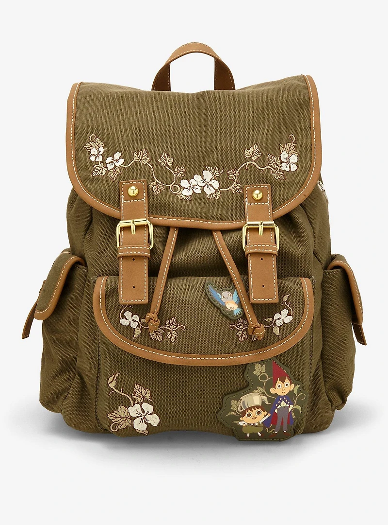 Over The Garden Wall Floral Icons Drawstring Mini Backpack - BoxLunch Exclusive