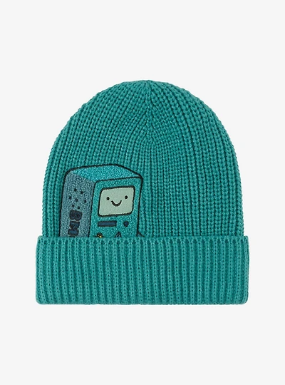 Adventure Time BMO Chenille Patch Beanie - BoxLunch Exclusive