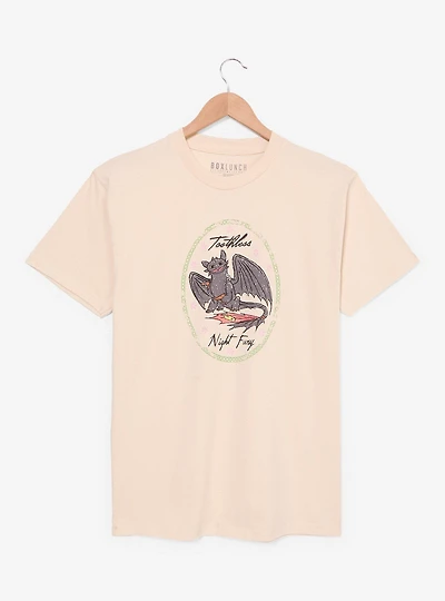 DreamWorks How To Train Your Dragon Toothless Doodle Portrait Women's T-Shirt - BoxLunch Exclusive