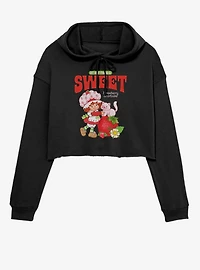 Strawberry Shortcake Sweet Best Friend Girls Crop Hoodie
