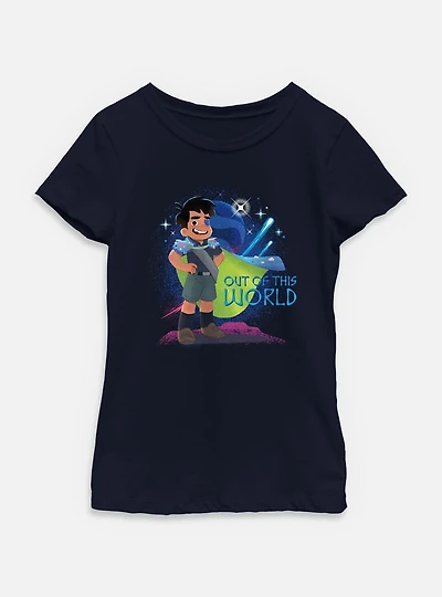 Disney Pixar Elio Out Of This World Youth Girls T-Shirt