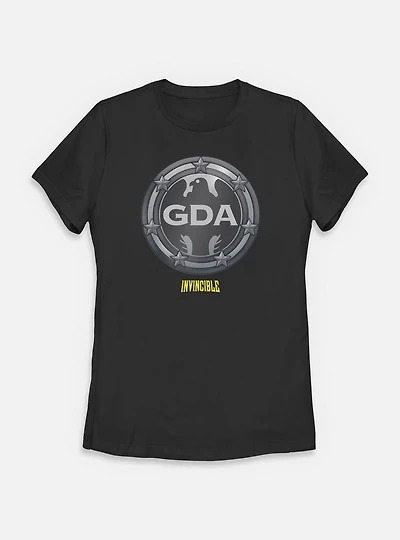 Invincible Global Defense Agency Logo Womens T-Shirt